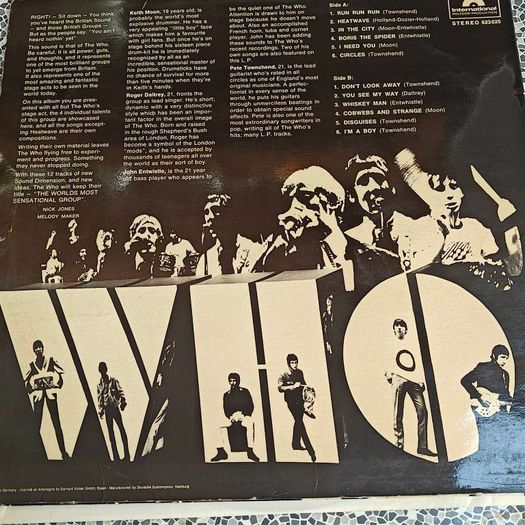 The Who, The Who LP,  German press, Mod