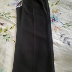 New with tags ladies wide leg black elasticated front tie waist
