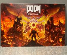 Doom eternal Tin Metal sign