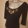 Oh my Love London lovely Black Body suit size L UK12/14 EUR40/42 Postage included Image 5