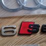 Audi Logo Set - Chrome Or Black Image 6