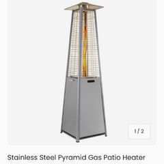 Stainless Steel Pyramid Gas Patio Heater