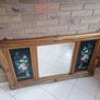 Antique mirror with 2 pictures Image 6