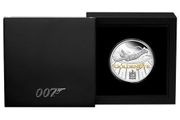 2020 Tuvalu 1 Oz Silver Coin James Bond Golden Eye. Proof. (CoA + Original Box)
