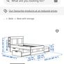 IKEA double storage bed Image 2