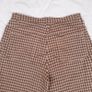 Ann Taylor LOFT Brown Green Checked Plaid Straight Leg Trousers 8UK/36EU Image 7