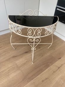 Vintage Console / Demi Lune Table