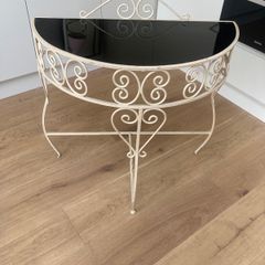 Vintage Console / Demi Lune Table