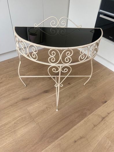 Vintage Console / Demi Lune Table