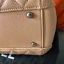 CHANEl Large City Shopping Tote Quilted Caviar Leather Beige Image 7