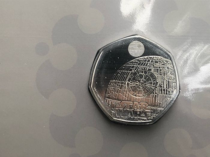 Royal Mint Limited Edition 2024 BU Star Wars 50p In Sealed Folder.