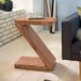 Z  Shape Solid Wood Side Table Image 2