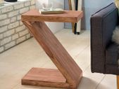 Z Acacia Solid Wood Side Table