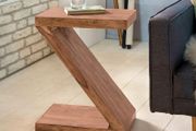 Z Acacia Solid Wood Side Table