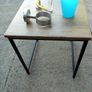 Small.  Side.  Table. Toilet roll. Holder and glass. Holder Image 5