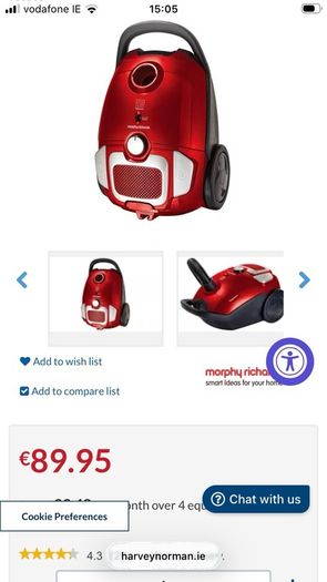 Morphy Richards Hoover