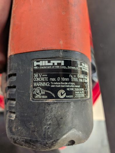 Hilti 36v SDS