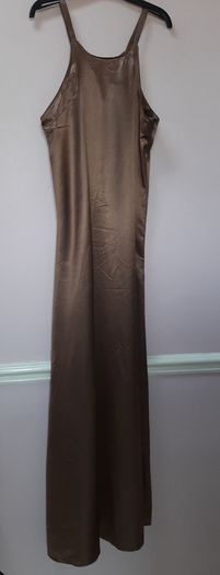 vintage new satin maxi dress new