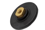 Glass Polish 12726 - 5/8"-11 Semi-Rigid Hook and Loop Backing Pad / 4" 100mm - Water Feed