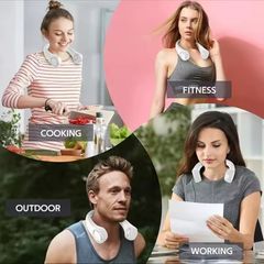 Cool Down. New Neck Fans Rechargeable