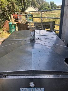 Stainless steel milk tank
