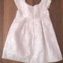 Kids Short Sleeve Ivory Dress Image 4