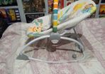 Bright Starts Safari Blast Infant to Toddler Rocker Seat with Soothing Vibrations