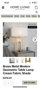 Brass Table lamp