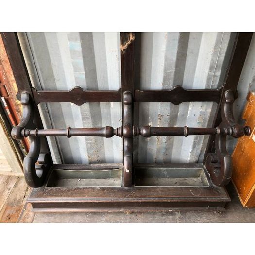 Teak Coat and Umbrella Stand KAS180