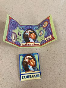 Camel 1991 1 Dollar note and matches