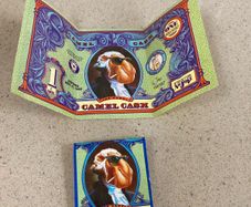Camel 1991 1 Dollar note and matches