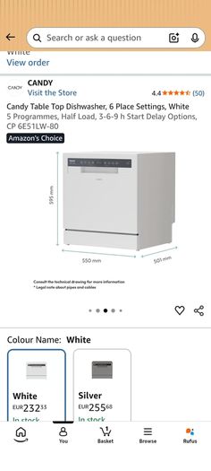 countertop dishwasher