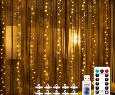Curtain Fairy Lights, 3x3m 300 Led String Lights (multiple Colours Available)