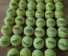 40 tennis balls