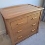 Oak changing unit with drawers Image 2
