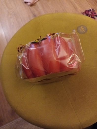Pumpkin candle