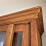 Large Solid Wood Glass Display Cabinet / Kitchen Image 6