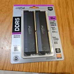 Desktop RAM: DDR5 32gb Kit (2x16gb). I've two of these kits.