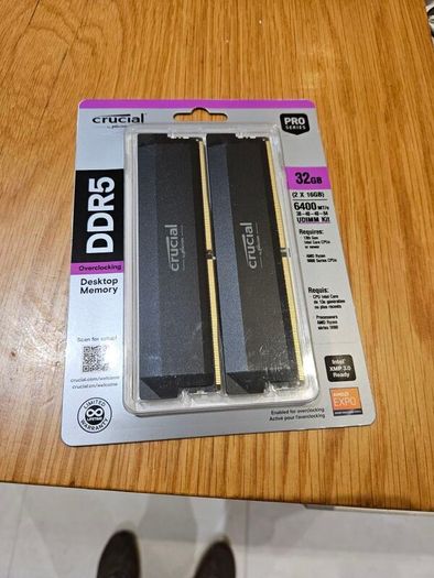Desktop RAM: DDR5 32gb Kit (2x16gb). I've two of these kits.
