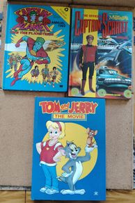 Vintage 1993 Cartoon & Movie Mega-Bundle  Tom & Jerry, Captain Planet, Captain Scarlet
