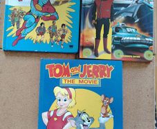 Vintage 1993 Cartoon & Movie Mega-Bundle  Tom & Jerry, Captain Planet, Captain Scarlet