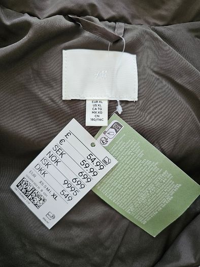 New winterJacket H&M XL women