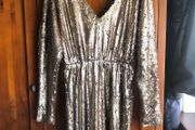 All items reduced! Boohoo gold sequin mini
