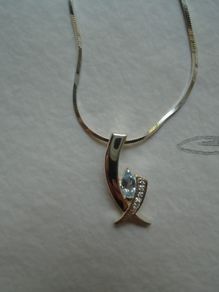 Sterling silver pendant and chain,Silver jewellery,Preloved  jewellery,Necklace