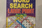Word Search Large Print Book