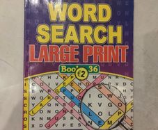 Word Search Large Print Book