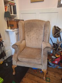 Wingback armchair