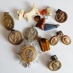 Antique Job Lot Of 14 Items As Shown.