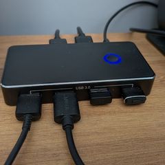 RSHTECH USB 3.0 Switch, 2 In 5 Output USB 3.0 Sharing Switcher