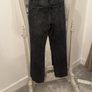 Black Wash Straight Leg Jeans size 6 Image 2